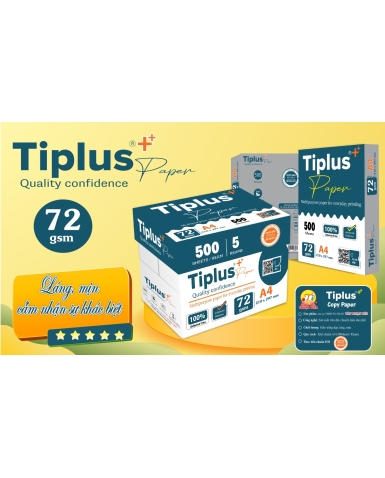 Tên sản phẩm: giấy photo TIPLUS+ ĐL:72GSM
